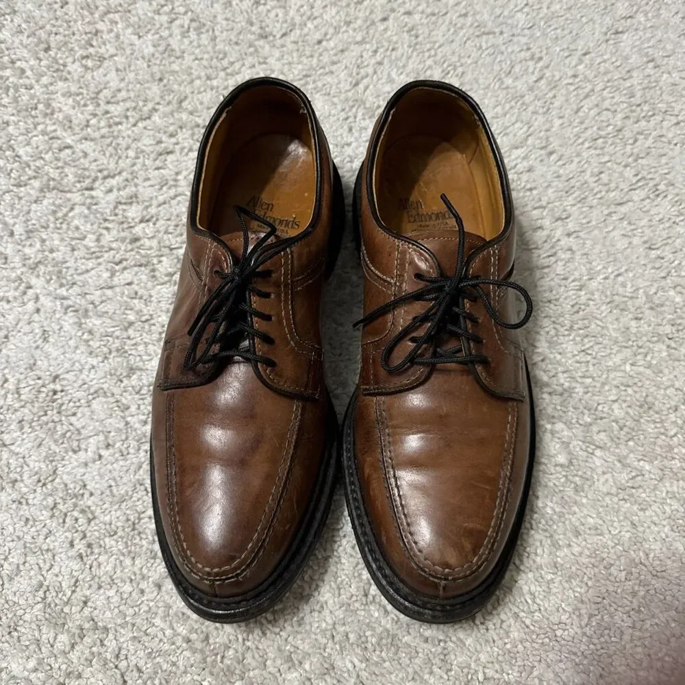 Allen Edmonds Wilbert Comfort Shoe Men’s 6.5 D Brown Othello Soles #1951